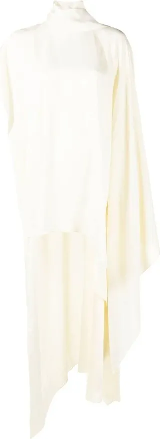 California asymmetric kaftan dress