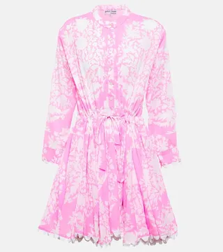 Floral cotton minidress