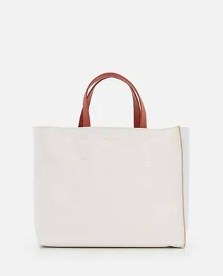 Marni Logo Print Tote Bag