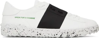 Valentino Garavani White 'Open For A Change' Sneakers