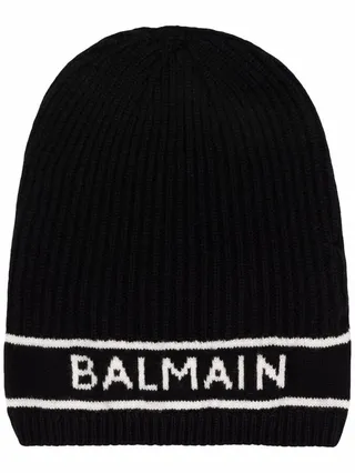 Logo-Knit Beanie Hat