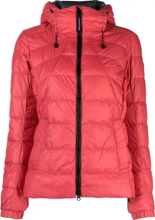 Pink Abbott Quilted Hooded Jacket