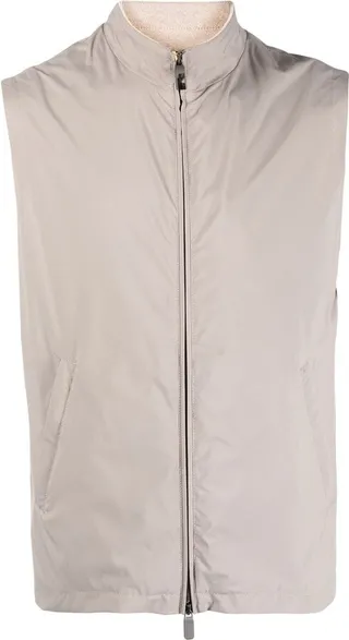 Front Zip-Up Fastening Gilet