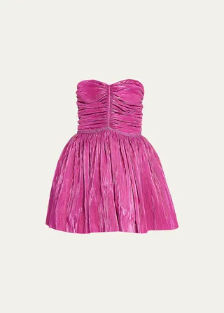 Florence Strapless Fit-&-Flare Mini Dress