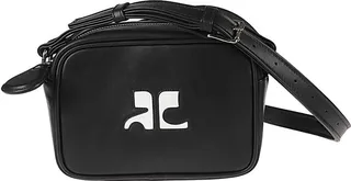 COURRÈGES- Logo Leather Camera Bag