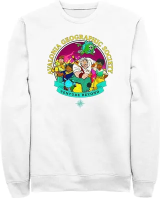 Men's Disney Strange World Avalonia Geographic Society Venture Beyond Group Sweatshirt - White - Small