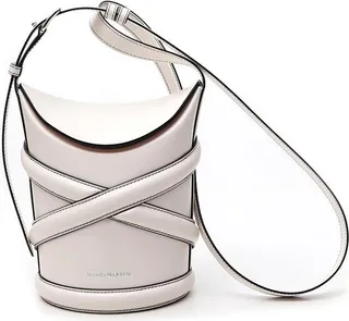 Alexander McQueen Curve Small Bucket Bag