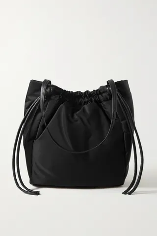 Proenza Schouler - Leather-trimmed Shell Tote - Black