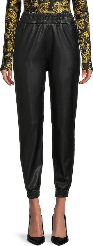 Vegan Leather Joggers
