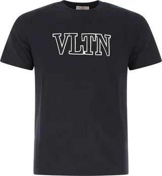 Valentino VLTN Logo Embroidered Crewneck T-Shirt