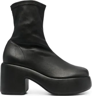 Platform Leather Boots