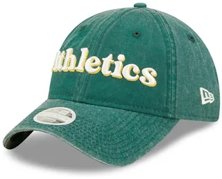 Women's New Era Green Oakland Athletics Announce 9TWENTY Adjustable Hat