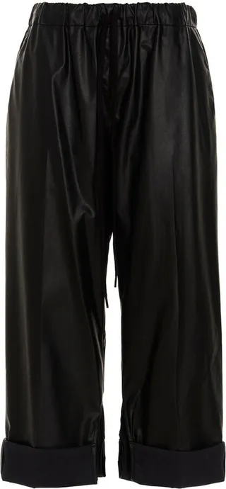 MM6 Maison Margiela Cropped Biker Pants