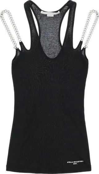 Stella McCartney Diamond-Cut Strap Top