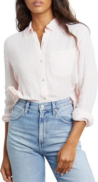 Ellis Gauze Button-Down Shirt