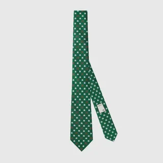 GG animal silk tie