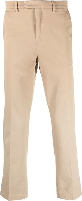 Mid-Rise Cropped Trousers