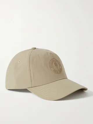 Logo-Embossed Canvas Baseball Cap