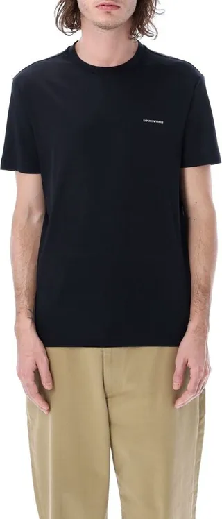 Emporio Armani Logo Printed Crewneck T-Shirt