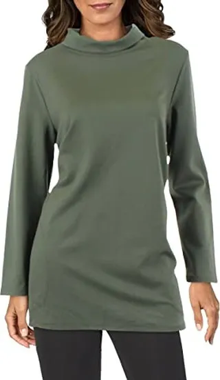 Jones New York Women's LS Dakota Tunic-Rosemary