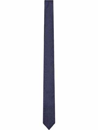 Monogram Pattern Silk Tie