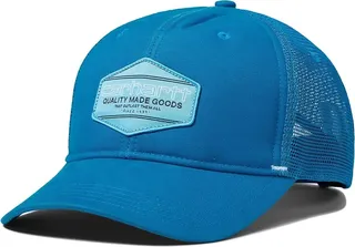 Carhartt Canvas Mesh Back Quilty Patch Cap (Marine Blue) Caps