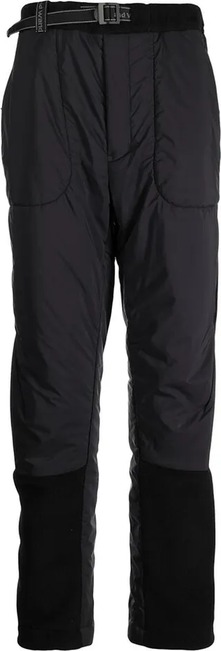 Panelled Buckled Straight-Leg Trousers