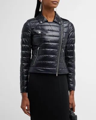 Ultralight Nylon Down Motorcycle Jacket