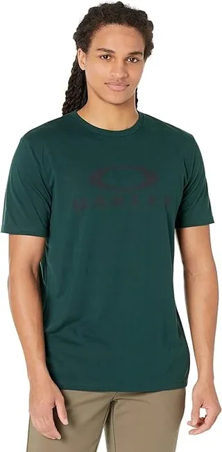 Oakley O Bark Short Sleeve Tee (Hunter Green (Helmet)) Men's Clothing