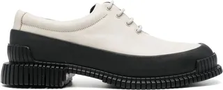 Pix contrasting-sole lace-up shoes