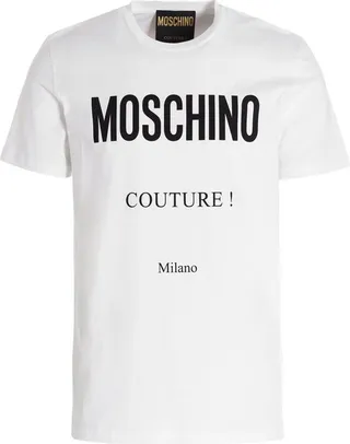 Moschino Logo Printed Crewneck T-Shirt