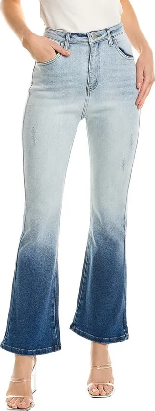 Gracia Gradient Indigo Bootcut Jean