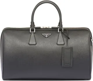 Saffiano leather holdall
