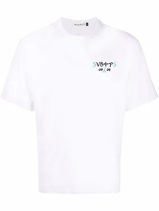 graphic-print cotton T-shirt
