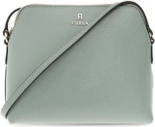 Furla Logo-Plaque Zipped Crossbody Bag