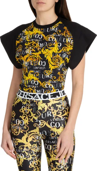 Logo Couture Cotton Bodysuit