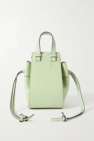 Loewe - Hammock Mini Leather Shoulder Bag - Green