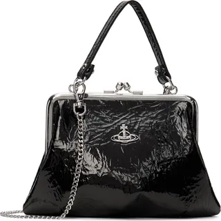 Vivienne Westwood Black Granny Frame Bag
