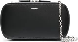 Black Small Leather Cross Body Bag