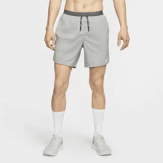 Nike Men's Flex Stride 7" Brief Running Shorts in Grey