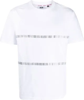 crystal embellished T-shirt