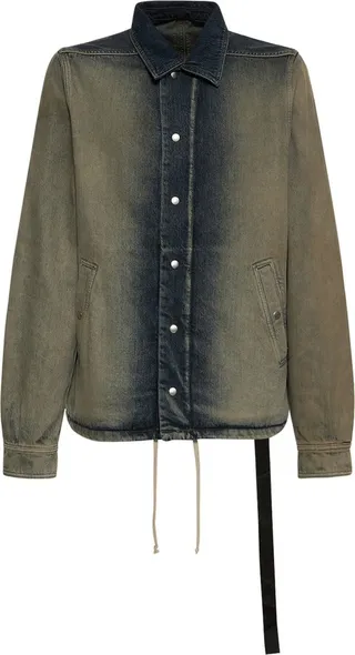 Gradient denim jacket