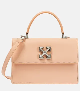 Jitney leather shoulder bag