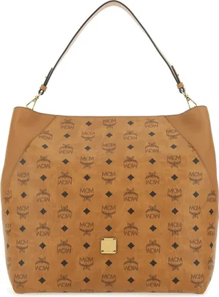 MCM Medium Klara Monogram Printed Shoulder Bag