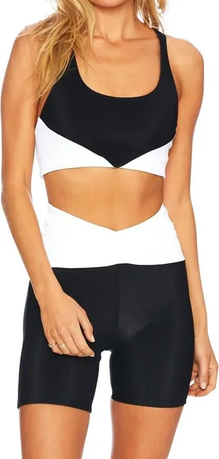 Cora Bike Short in Black & White