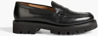 Philippa leather platform loafers
