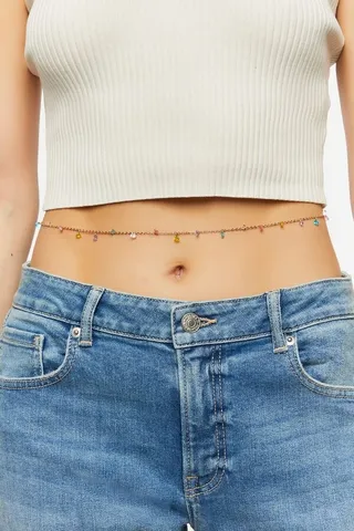 Heart Charm Belly Chain