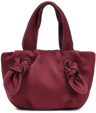 Ronnie Mini satin tote