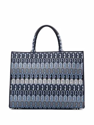 Opportunity jacquard tote bag