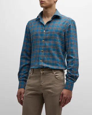 Men's Plaid Sport Shirt